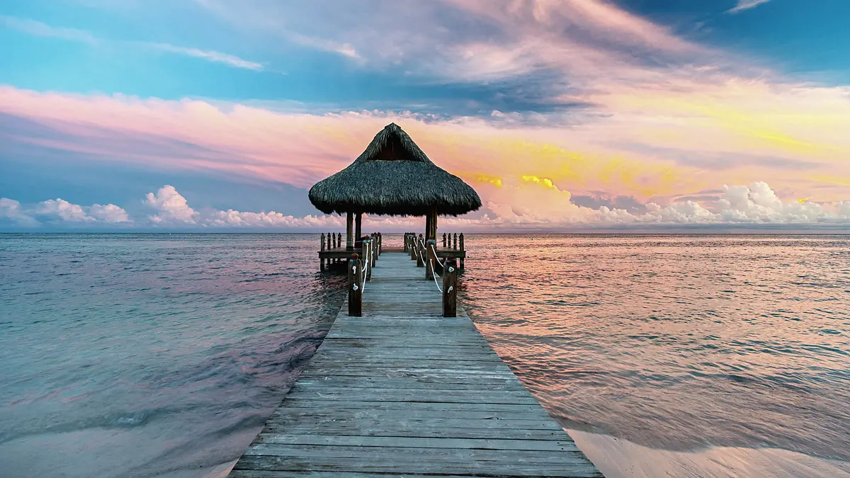 Sunset over Punta Cana Resort